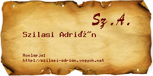 Szilasi Adrián névjegykártya